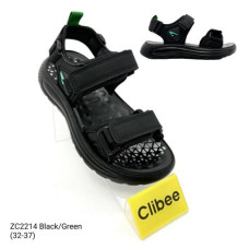 Босоножки Clibee Ap-ZC2214 Black-Green