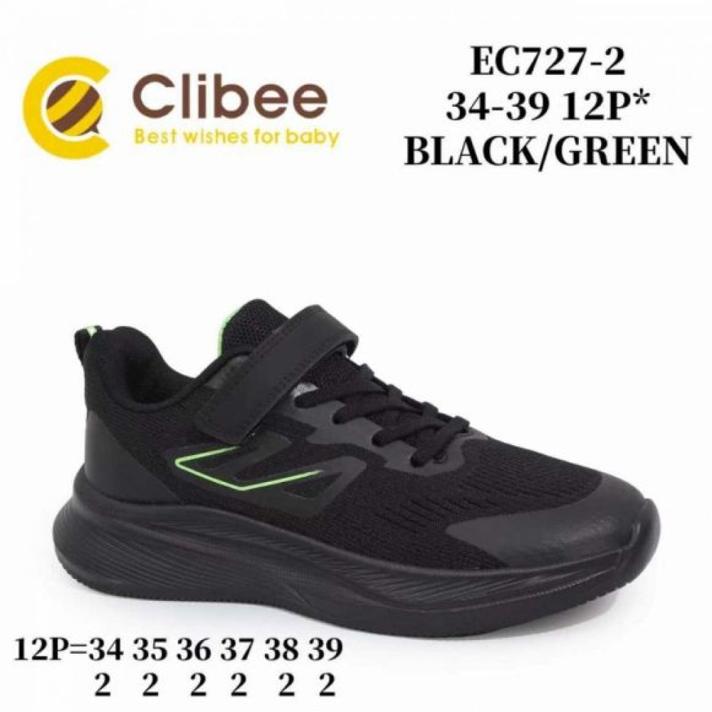 Кроссовки Clibee LAB-EC727-2 black-green