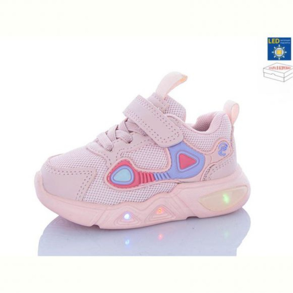 Кроссовки Clibee LA1164-2 pink LED