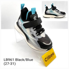 Кроссовки Clibee Apa-LB961 black-blue Кроссовки Clibee Apa-LB961 black-blue