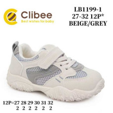 Кроссовки Clibee Apa-LB1199-1 beige-grey