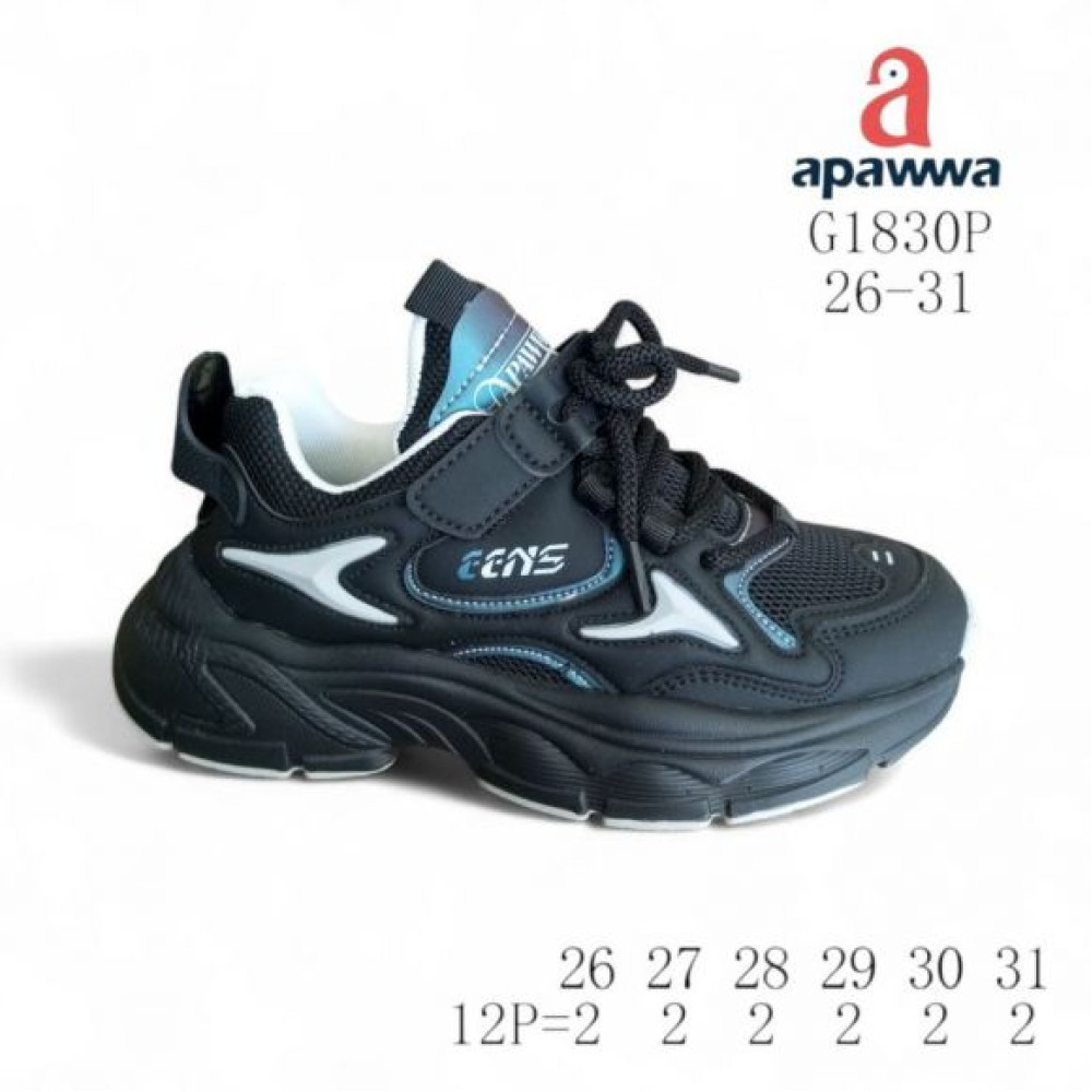 Кроссовки Apawwa BC-G1830P black