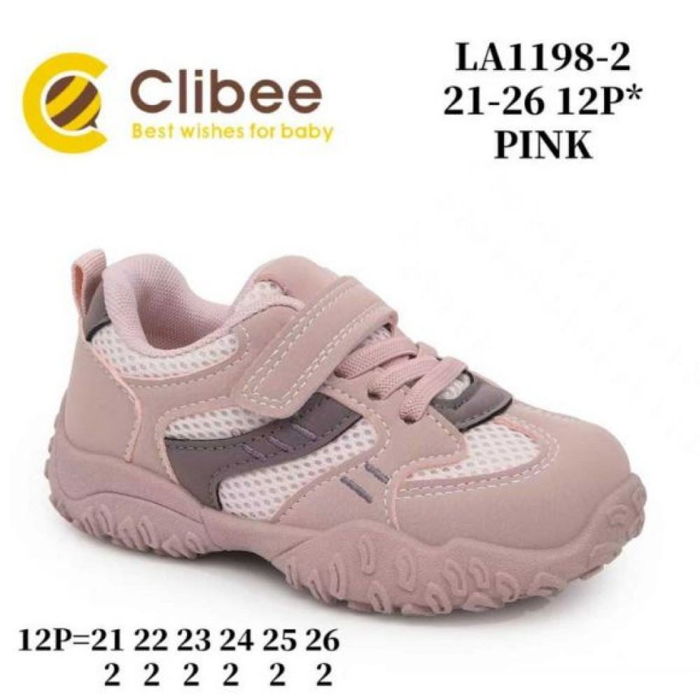 Кроссовки Clibee Apa-LA1198-2 pink
