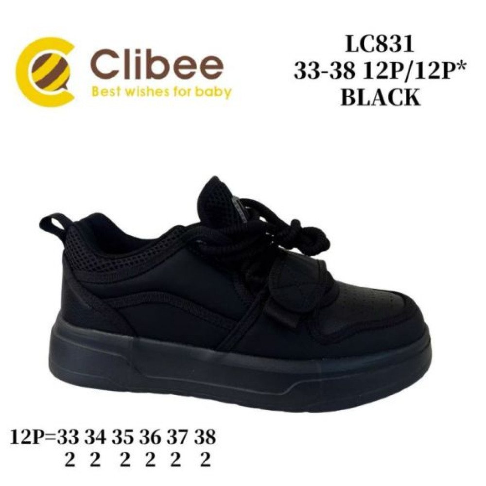 Кеды Clibee Apa-LC831 black