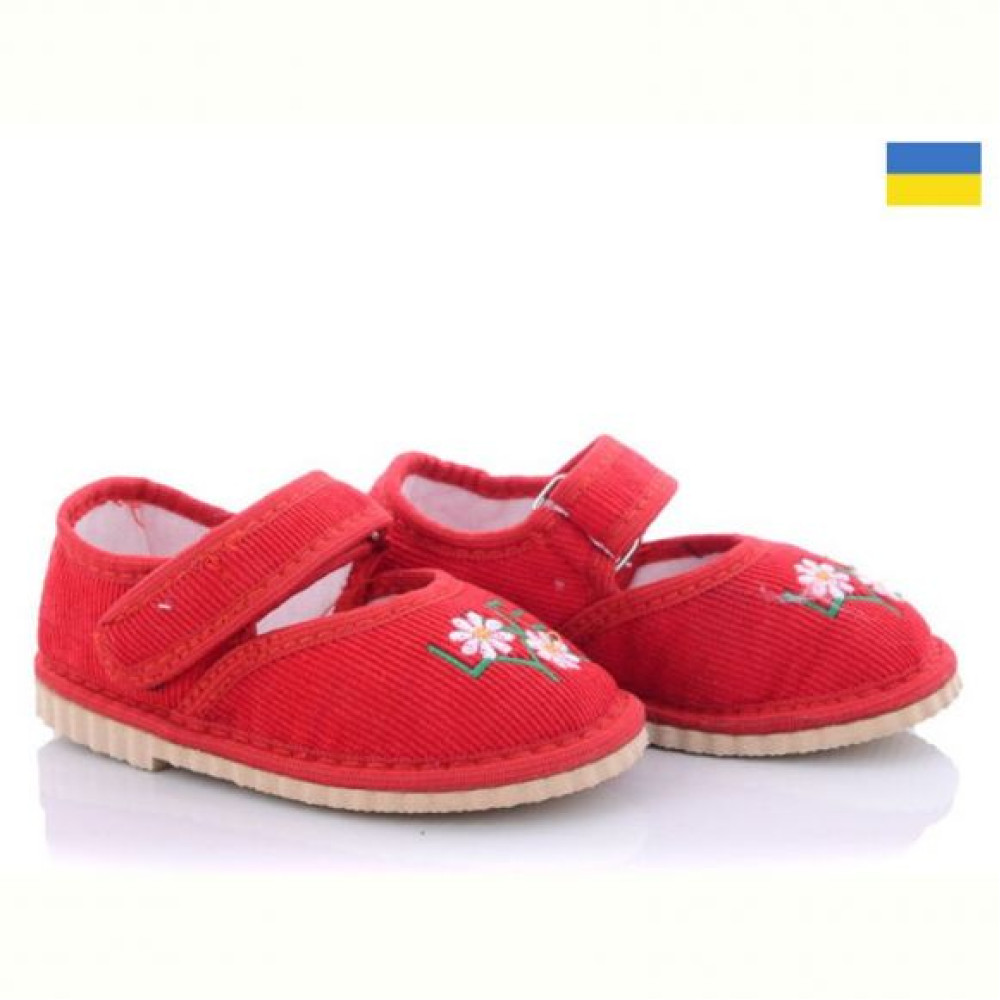 Тапочки Slipers Вічка квітка червоний