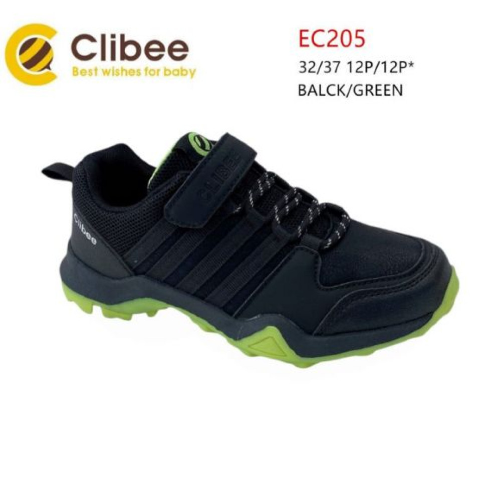 Кроссовки Clibee Apa-EC205 black-green