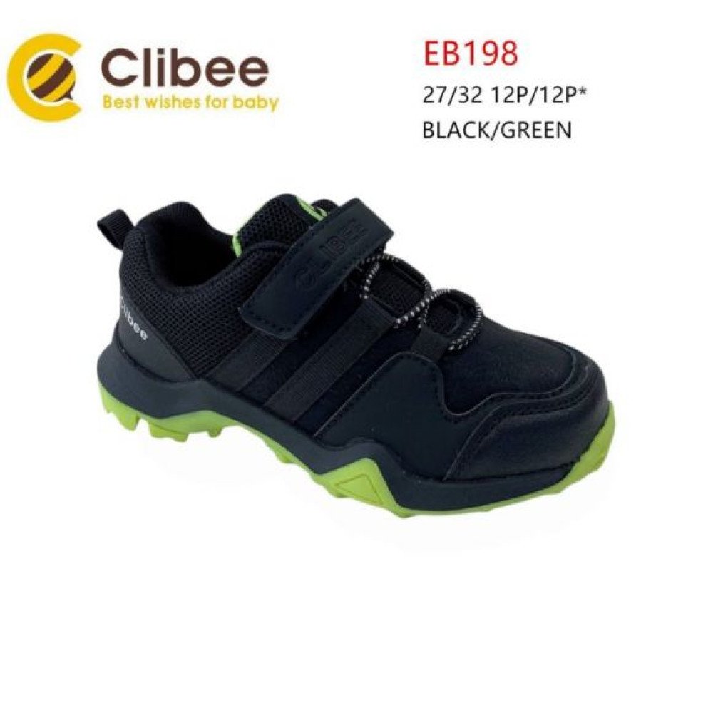 Кроссовки Clibee Apa-EB198 black-green