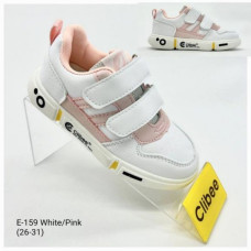 Кроссовки Clibee Apa-E159 white-pink