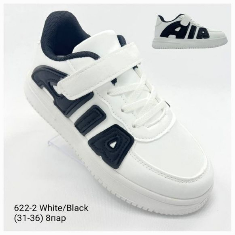 Кроссовки Clibee2 Apa-622-2 white-black