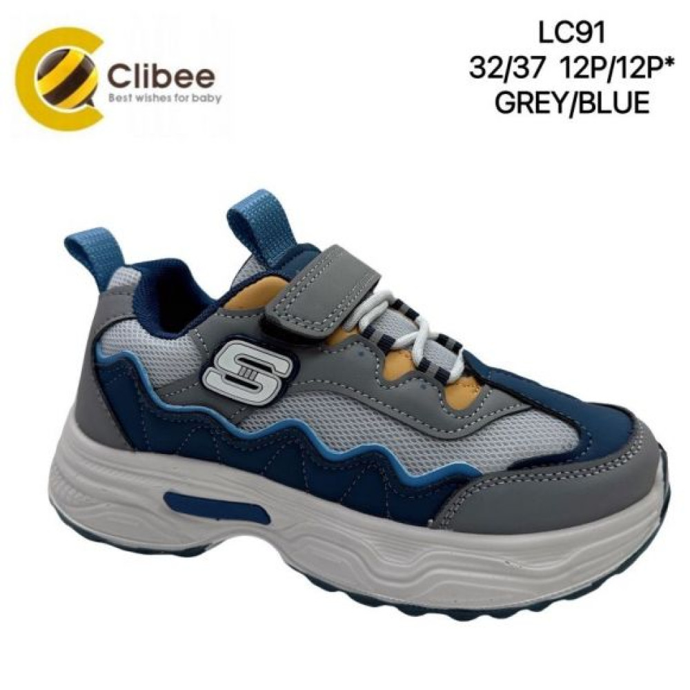 Кроссовки Clibee Apa-LC91 grey-blue