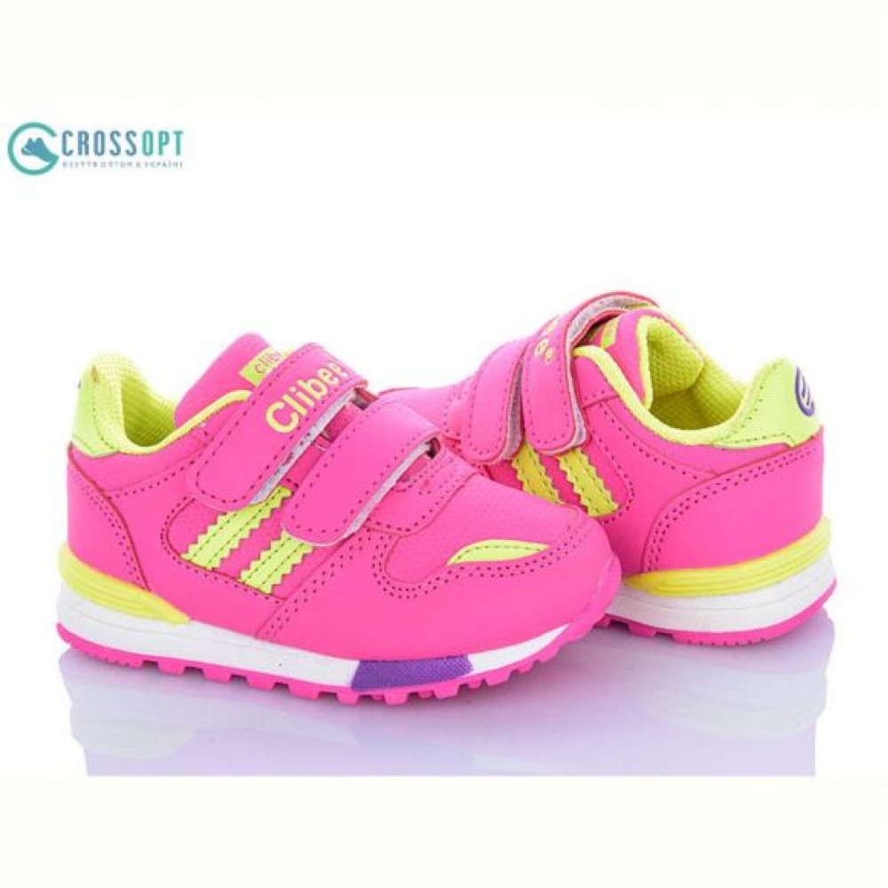 Кроссовки Clibee F627 peach-l.yellow