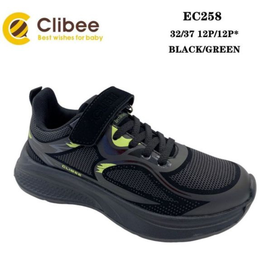 Кроссовки Clibee Apa-EC258 black-green