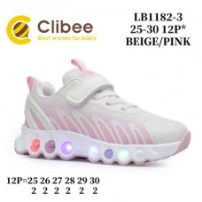 Кроссовки Clibee LD-LB1182-3 beige-pink