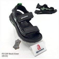 Босоножки Apawwa ApB-P3125P black-green Босоножки Apawwa ApB-P3125P black-green