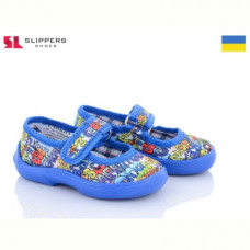 Тапочки Slipers Сад літери голубой