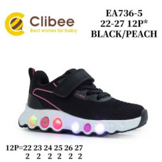 Кроссовки Clibee MB-EA736-5 black-peach