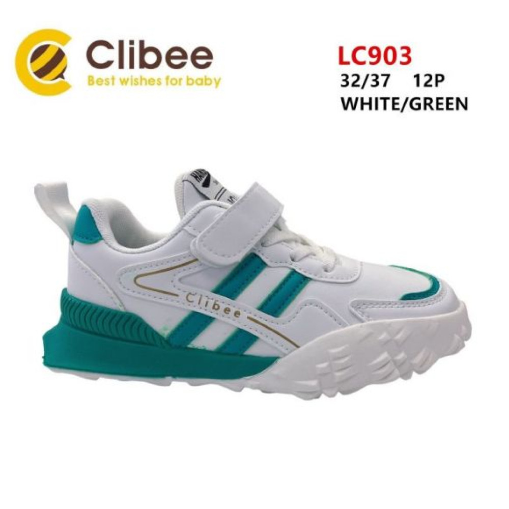 Кроссовки Clibee Apa-LC903 white-green
