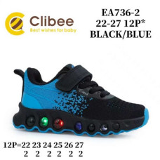 Кроссовки Clibee MB-EA736-2 black-blue