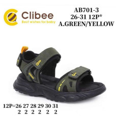 Босоножки Clibee ApL-AB701-3 A.Green-Yellow