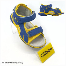 Босоножки Clibee Ap-A8 blue-yellow Босоножки Clibee Ap-A8 blue-yellow