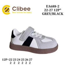 Кроссовки Clibee LD-EA688-2 grey- black