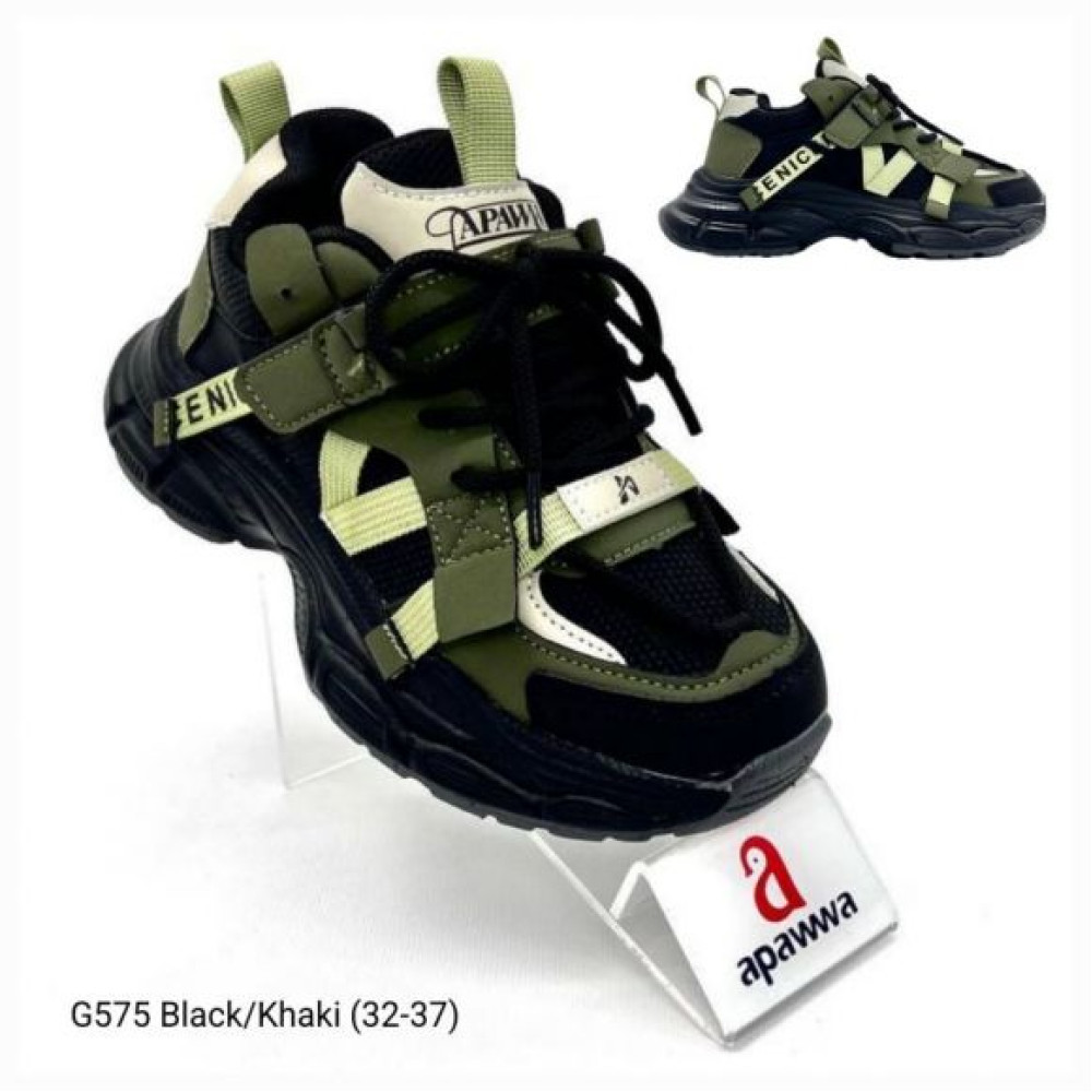 Кроссовки Apawwa ApB-G575 black-khaki