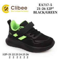 Кроссовки Clibee BA-EA717-5 black-green