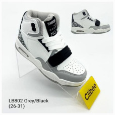 Кроссовки Clibee Apa-LB802 grey-black