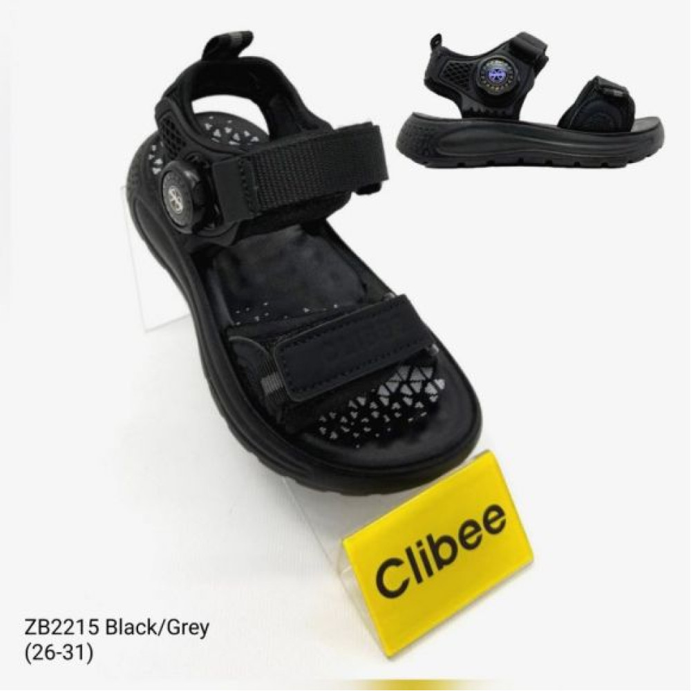 Босоножки Clibee Ap-ZB2215 Black-Grey