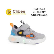 Кроссовки Clibee Apa-LA1164-3 grey-black