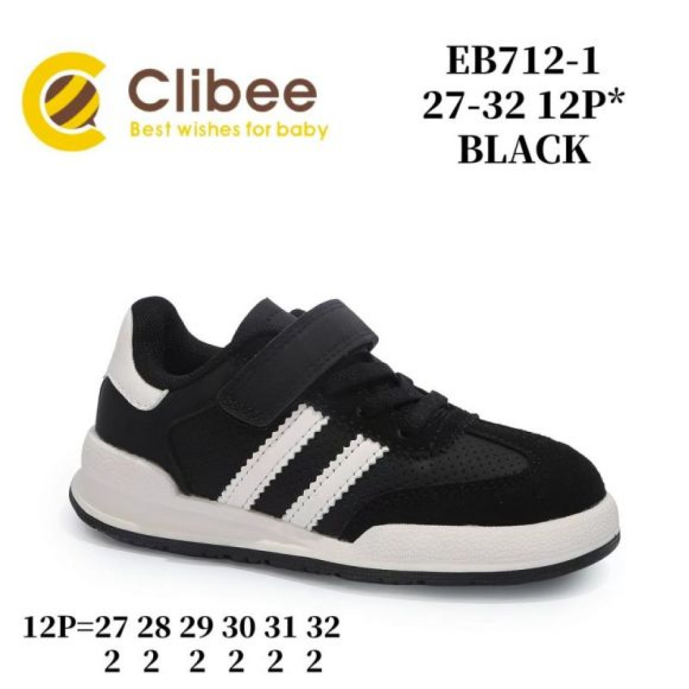 Кроссовки Clibee ABM-EB712-1 black