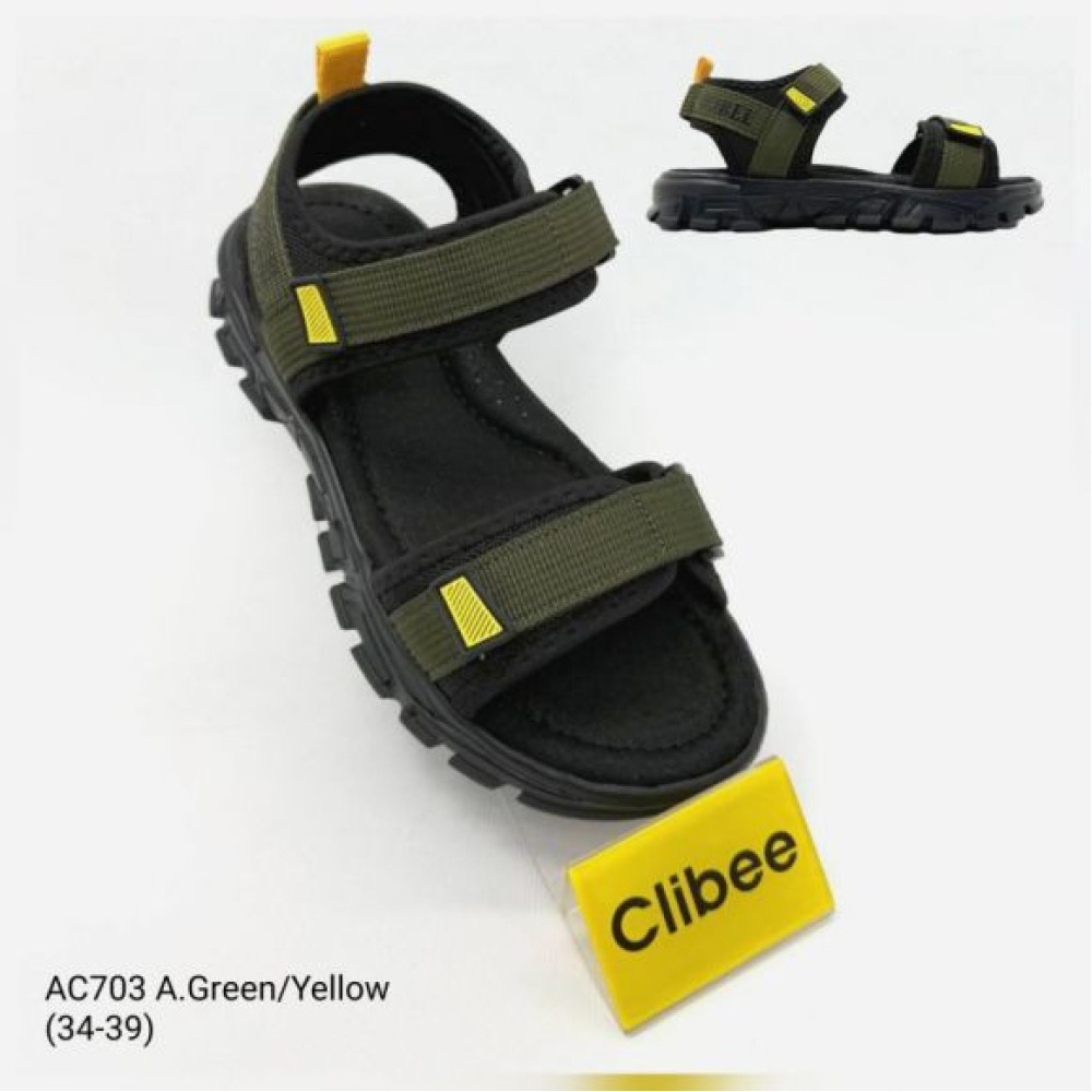 Босоножки Clibee Ap-AC703 A.Green-Yellow