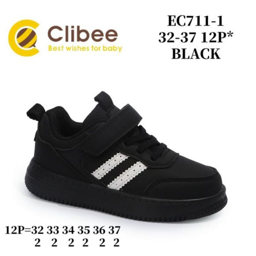 Кроссовки Clibee Apa-EC711-1 black