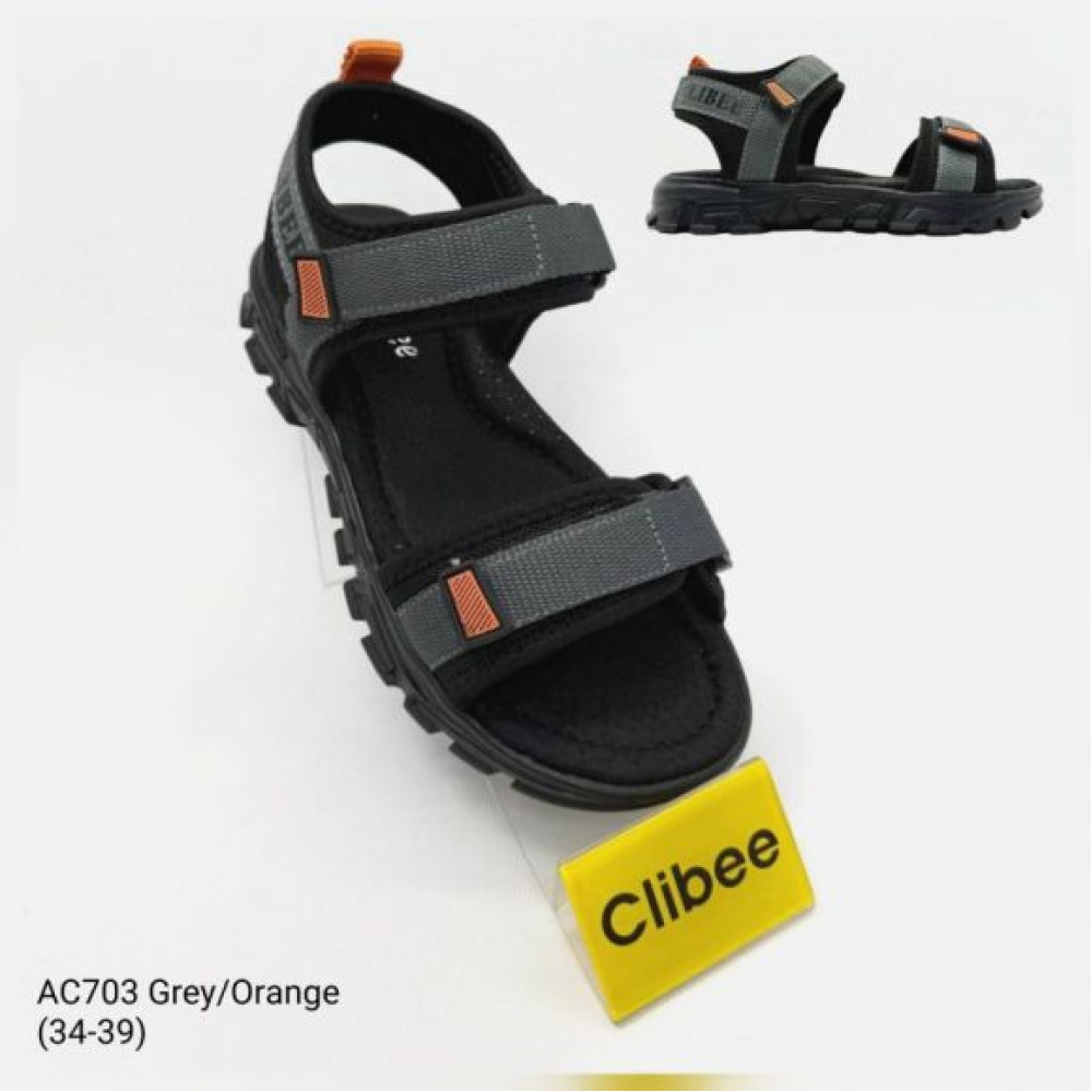 Босоножки Clibee Ap-AC703 Grey-Orange